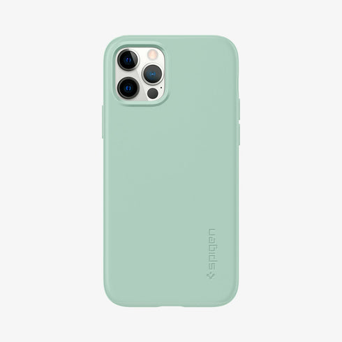 ACS01612 - iPhone 12 Pro Max Case Thin Fit in black showing the back